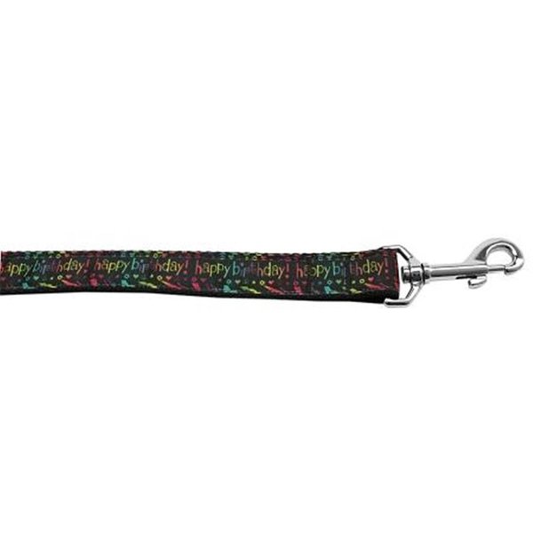 Unconditional Love Happy Birthday Nylon Dog Leash 4 Foot UN764808